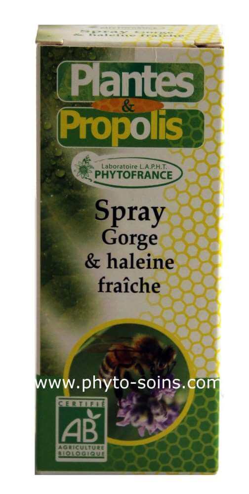 Spray pour la gore à la propolis BIO