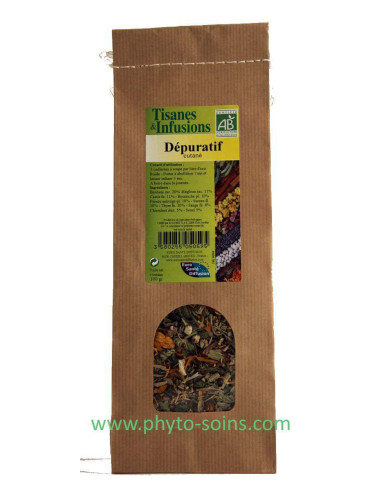 Tisane dépurative cutanée BIO phytofrance - phyto-soins
