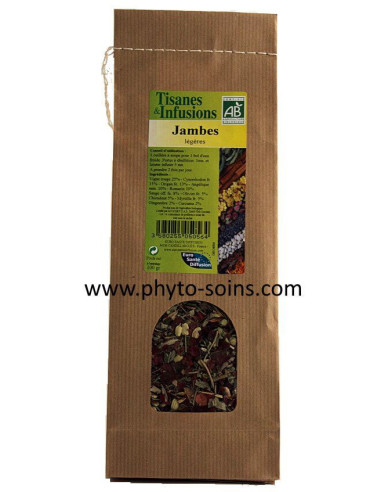 Tisane BIO Jambes légères laboratoire phytofrance | phyto-soins 