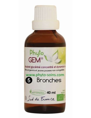 Phyto'gem 5 bronches BIO laboratoire phytofrance | phyto-soins