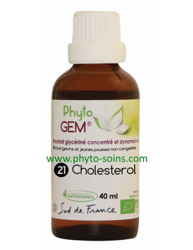 phyto'gem 21 cholesterol laboratoire phytofrance | phyto-soins