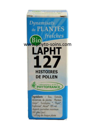 LAPHT 127 Histoires de pollen laboratoire phytofrance | phyto-soins
