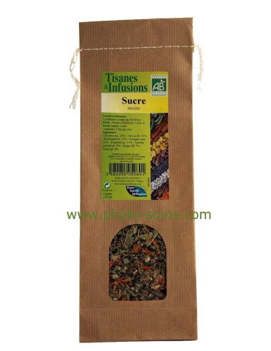 Tisane BIO sucre moins diabète 120g