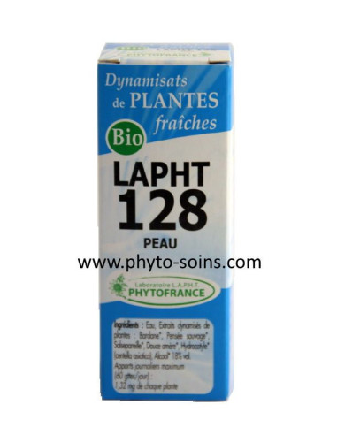 LAPHT  BIO 128 Peau (dermatoses, eczéma, acné...)