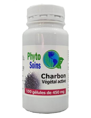 Gélules de Charbon végétal activé phyto-soins