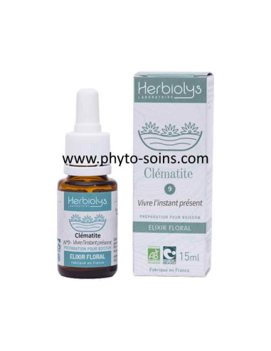 Fleurs de Bach BIO N°9 Clématite: Vivre l'instant présent