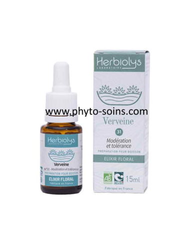 Fleurs de Bach BIO N°31 Verveine: Modération, Tolérance