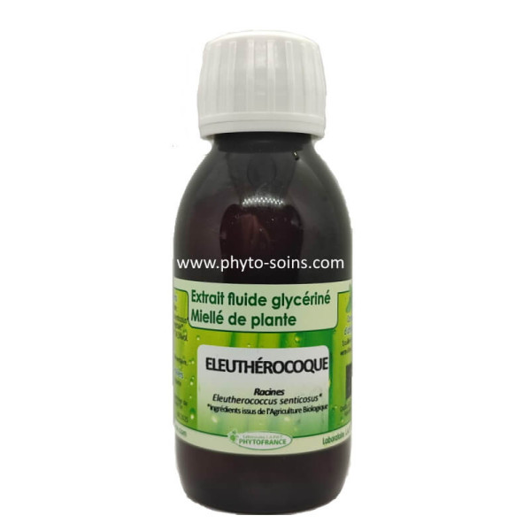 Extrait fluide glycériné miellé de Eleuthérocoque BIO et fraiche