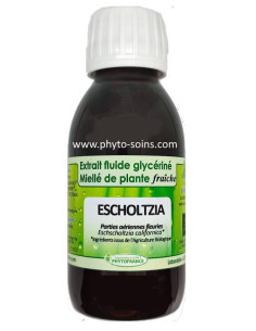 Extrait fluide glycériné miellé de Eschscholtzia BIO et fraiche