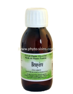 Extrait fluide glycériné miellé de Bruyère BIO et fraiche