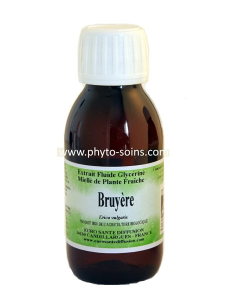 Extrait fluide glycériné miellé de Bruyère BIO et fraiche