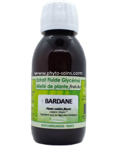 Extrait fluide glycériné de Bardane BIO et frais