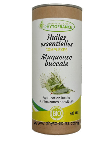 Complexe d'huiles essentielles pour traiter les aphtes