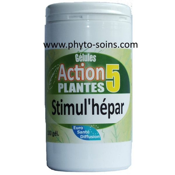 Gélules action 5 plantes stimul'hépar, donner un coup de main à votre foie