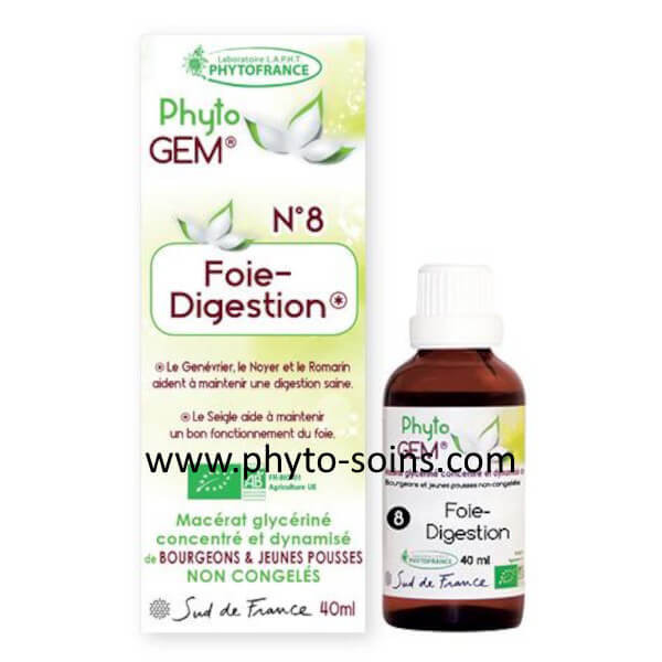 Phyto'gem 8 foie-digestion BIO phytofrance phyto-soins
