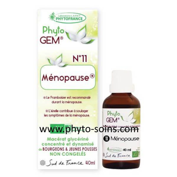 Phyto'gem 11 ménopause BIO phytofrance phyto-soins