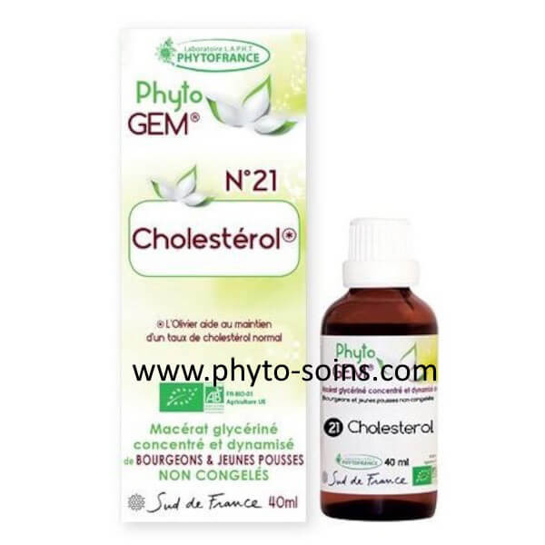 Phyto'gem BIO n°21 cholesterol phytofrance phyto-soins