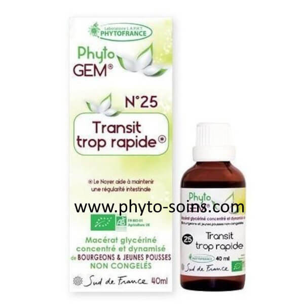 Phyto'gem BIO n°25 transit trop rapide phytofrance phyto-soins