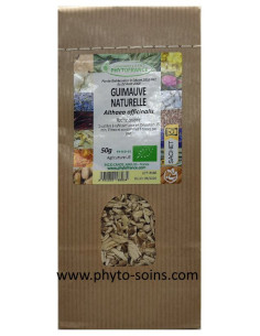 Sachet de 50g de Guimauve racine coupée BIO pour décoction