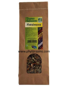 Tisane BIO flatulences / ballonnement 120g (45 tasses)