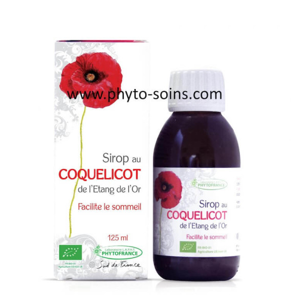 Sirop au Coquelicot de l'Etang de l'Or pour faciliter le sommeil