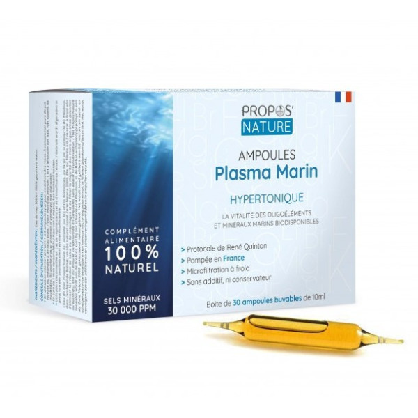 Ampoules de Plasma Marin hypertonique