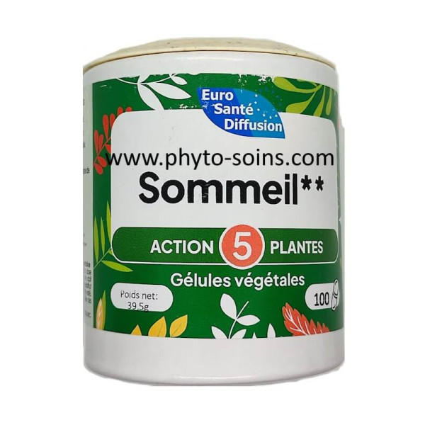 Gélules action 5 plantes sommeil 2024