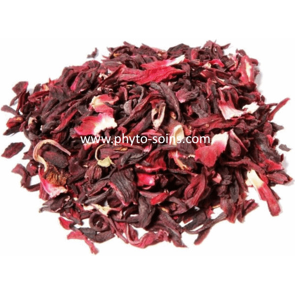 Sachet de Karkadé hibiscus BIO calice coupé 50g phytofrance par phyto-soins