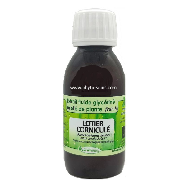 Extrait fluide glycériné miellé de Lotier corniculé fraiche et BIO