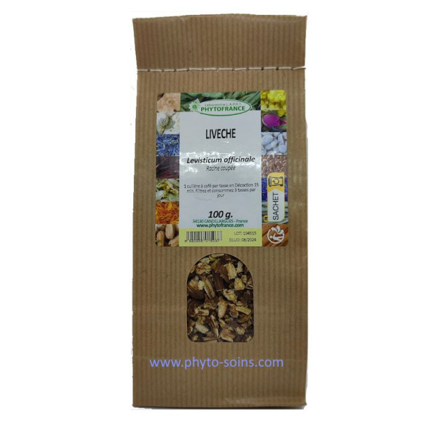Sachet de 100g de Livèche (racine coupée)