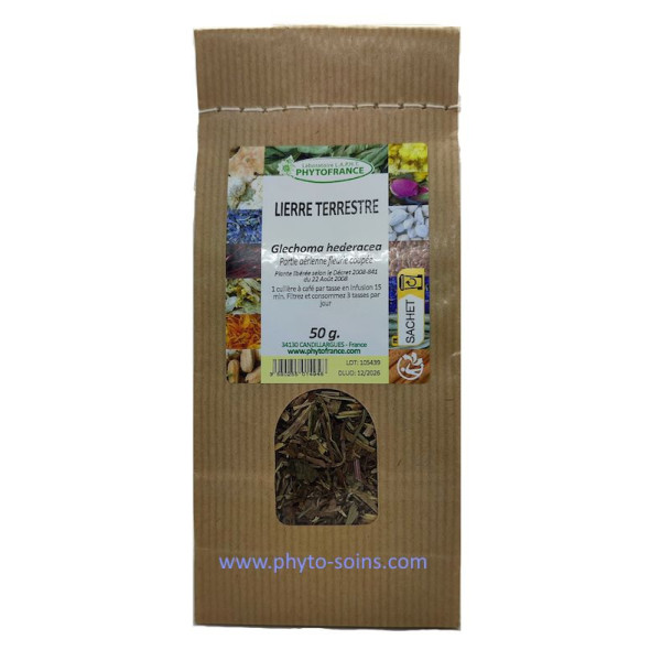 Sachet de Lierre terrestre (partie aérienne fleurie coupé) 50g