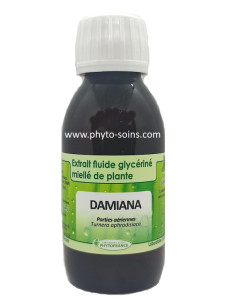 Extrait fluide glycériné miellé de Damiana - Phytofrance par phyto-soins.com