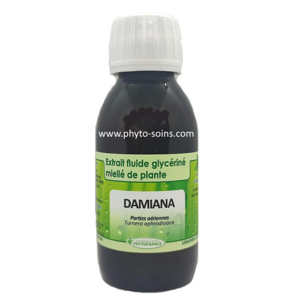 Extrait fluide glycériné miellé de Damiana - Phytofrance par phyto-soins.com