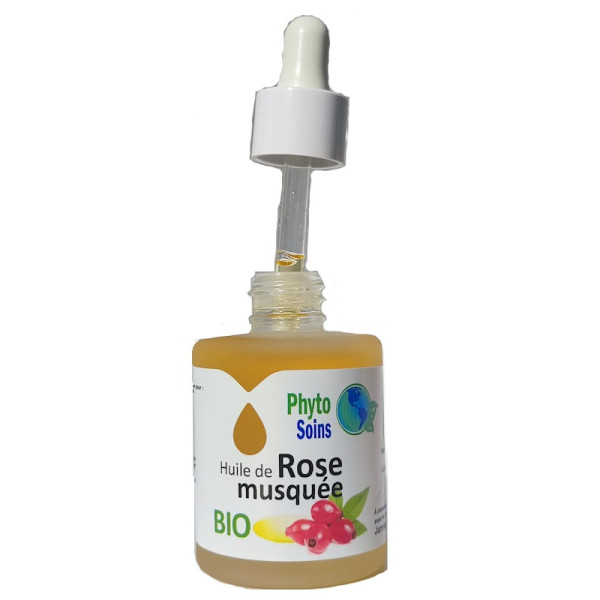 Huile de Rose Musquée BIO: l'huile régénératrice pipette phyto-soins