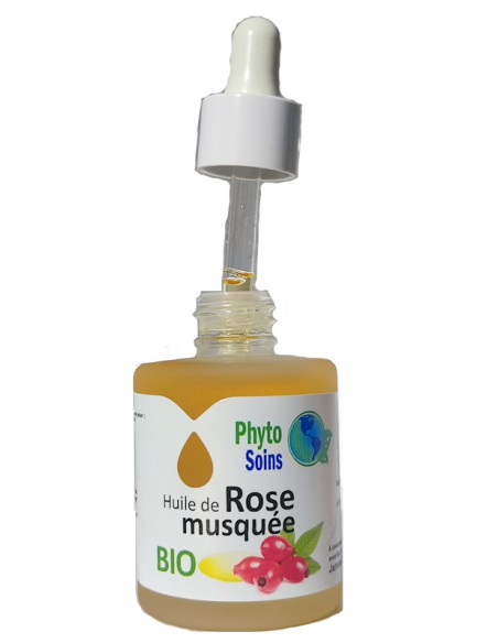 Huile de Rose Musquée BIO: l'huile régénératrice pipette phyto-soins