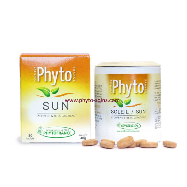 Phyto soleil: comprimés naturels pour préparer votre peau phytofrance par phyto-soins