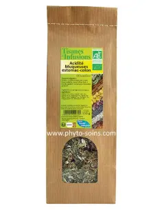 Tisane BIO muqueuse estomac/colon acidité 110g phytofrance par phyto-soins