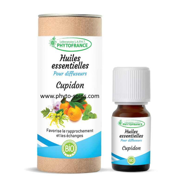 mélange d'huiles essentielles BIO aphrodisiaque pour diffuseur phytofrance phyto-soins