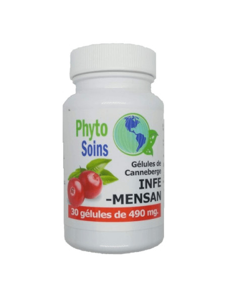 Gélules de Canneberge infe mensan phyto-soins contre les infections urinaires
