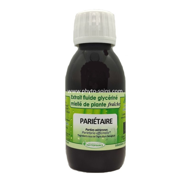 Extrait fluide glycériné miellé de Pariétaire fraiche et BIO phytofrance
