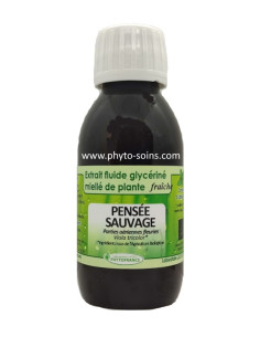 Extrait fluide glycériné miellé de Pensée sauvage fraiche et BIO phytofrance