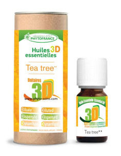 Huile essentielle 3D Tea tree/ arbre à thé (solution buvable)- 10ml - phytofrance