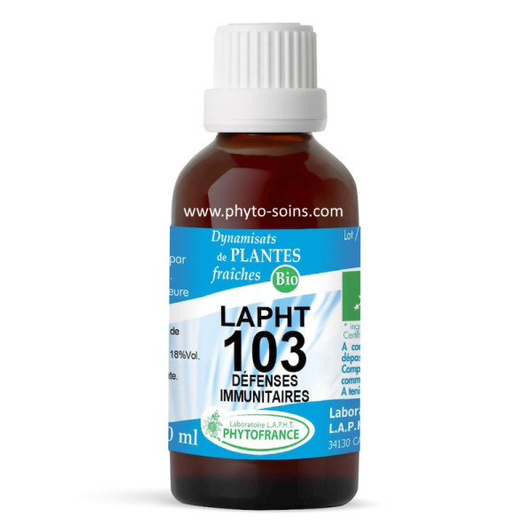 LAPHT 103 BIO Défense immunitaire phytofrance par phyto-soins