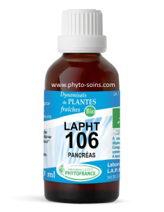 LAPHT 106 BIO Pancréas phytofrance par phyto-soins