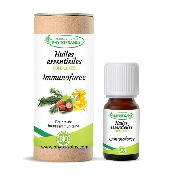 Complexe d'huiles essentielles BIO immunoforce phytofrance par phyto-soins