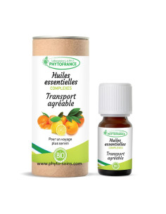 complexe d'huiles essentielles BIO  "mal des transports" phytofrance par phyto-soins