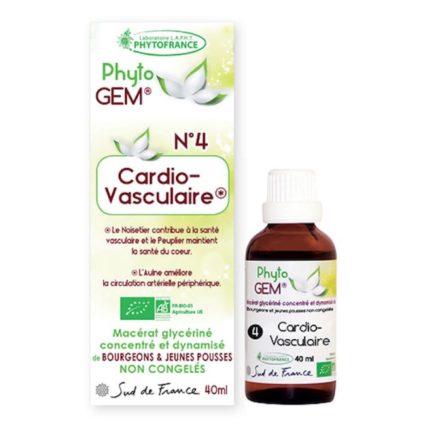 Phyto'gem 4 cardio-vasculaire BIO phytofrance par phyto-soins