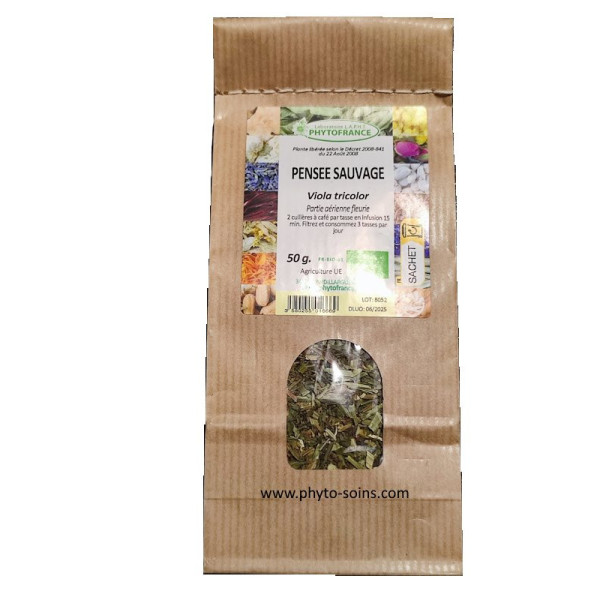 Sachet de Pensée sauvage BIO de 50g