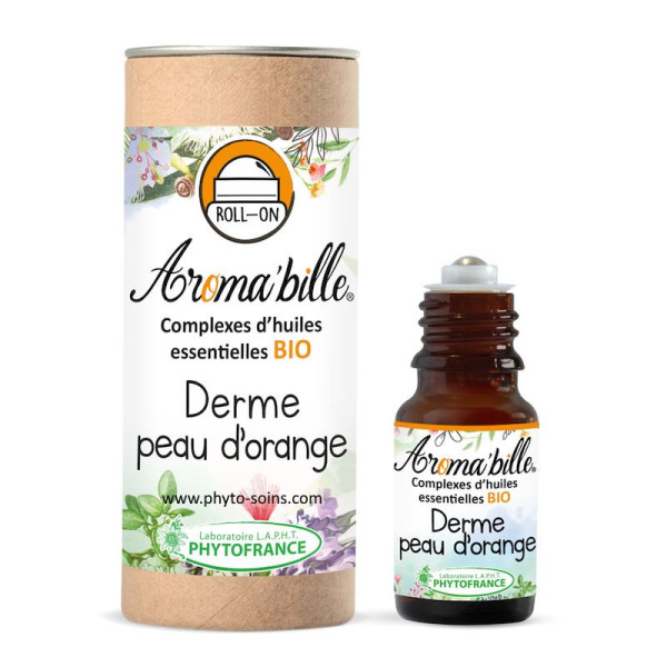 Aroma bille  peau d'orange aux huiles essentielles BIO phytofrance par phyto-soins