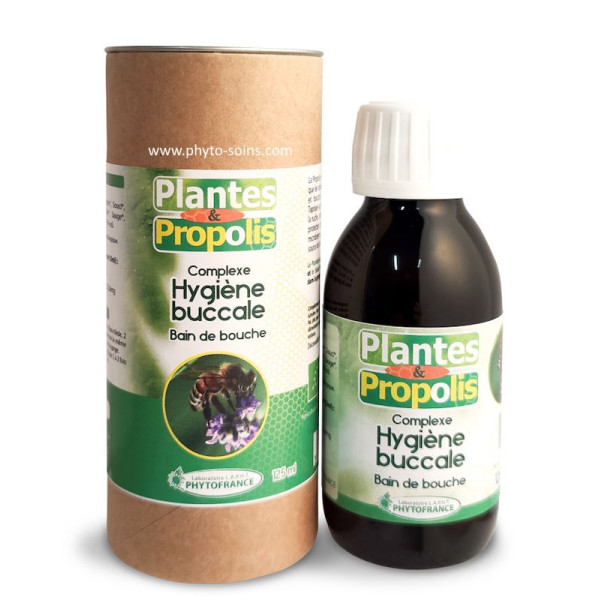 Hygiène Buccale: bain de bouche aux plantes et à la propolis BIO phytofrance